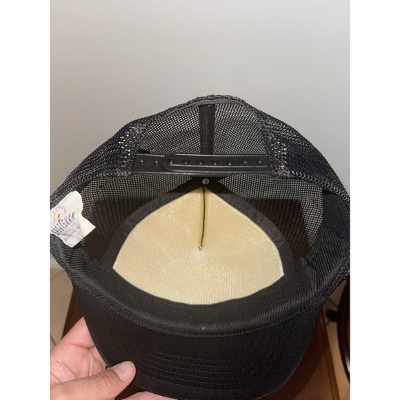 Vintage Mac Tools Motorsports Trucker Hat Snapback Black Mesh Sportsman Made USA - Picture 5 of 6